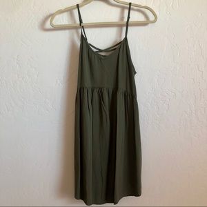 Baby doll style flowy dress.